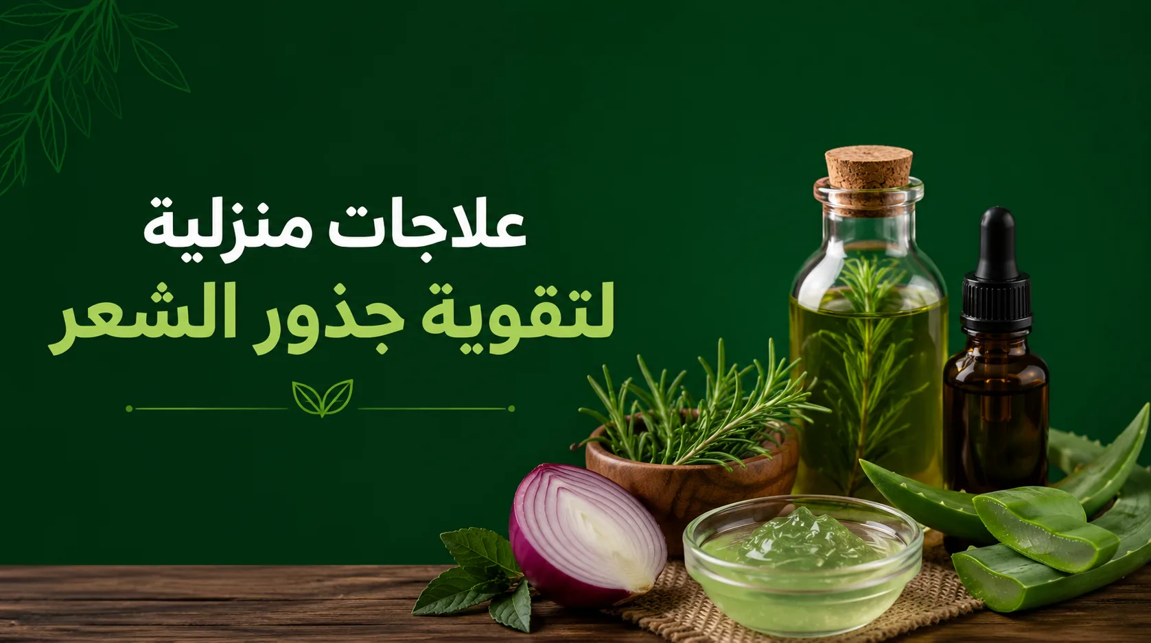 علاجات منزلية لتقوية جذور الشعر